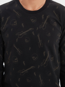 Свитшот Trendyol модель TMNAW22SW0364/Siyah Фото