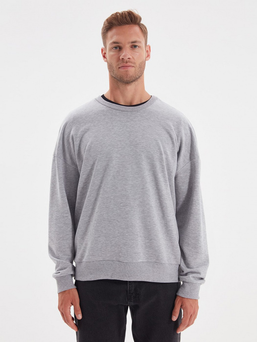 Свитшот Trendyol модель TMNAW22SW0612/Gri Фото