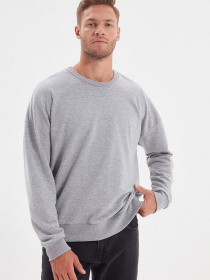 Свитшот Trendyol модель TMNAW22SW0612/Gri Свитшот Trendyol модель TMNAW22SW0612/Gri Фото