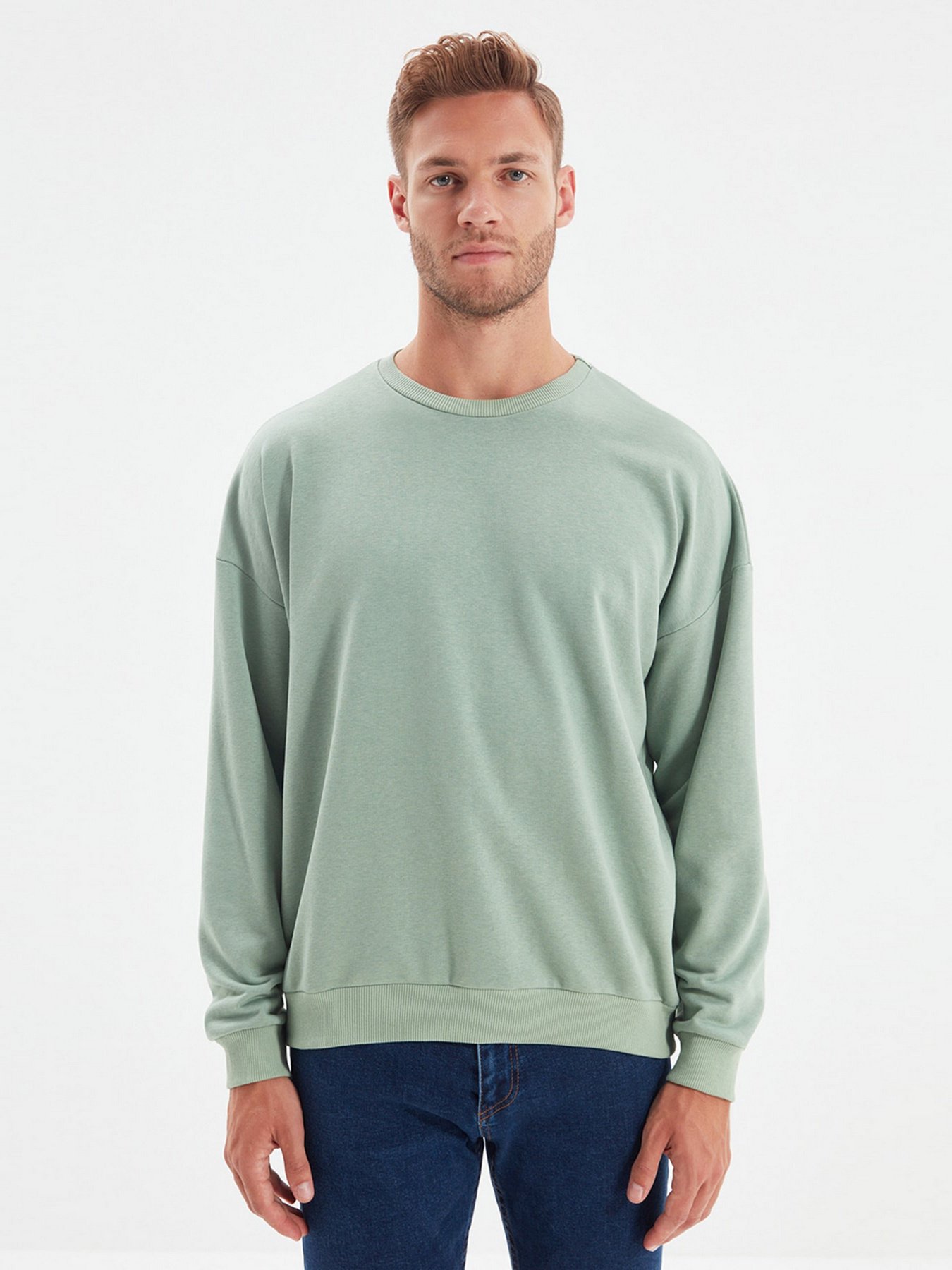 Світшот Trendyol модель TMNAW22SW0612/Mint Фото