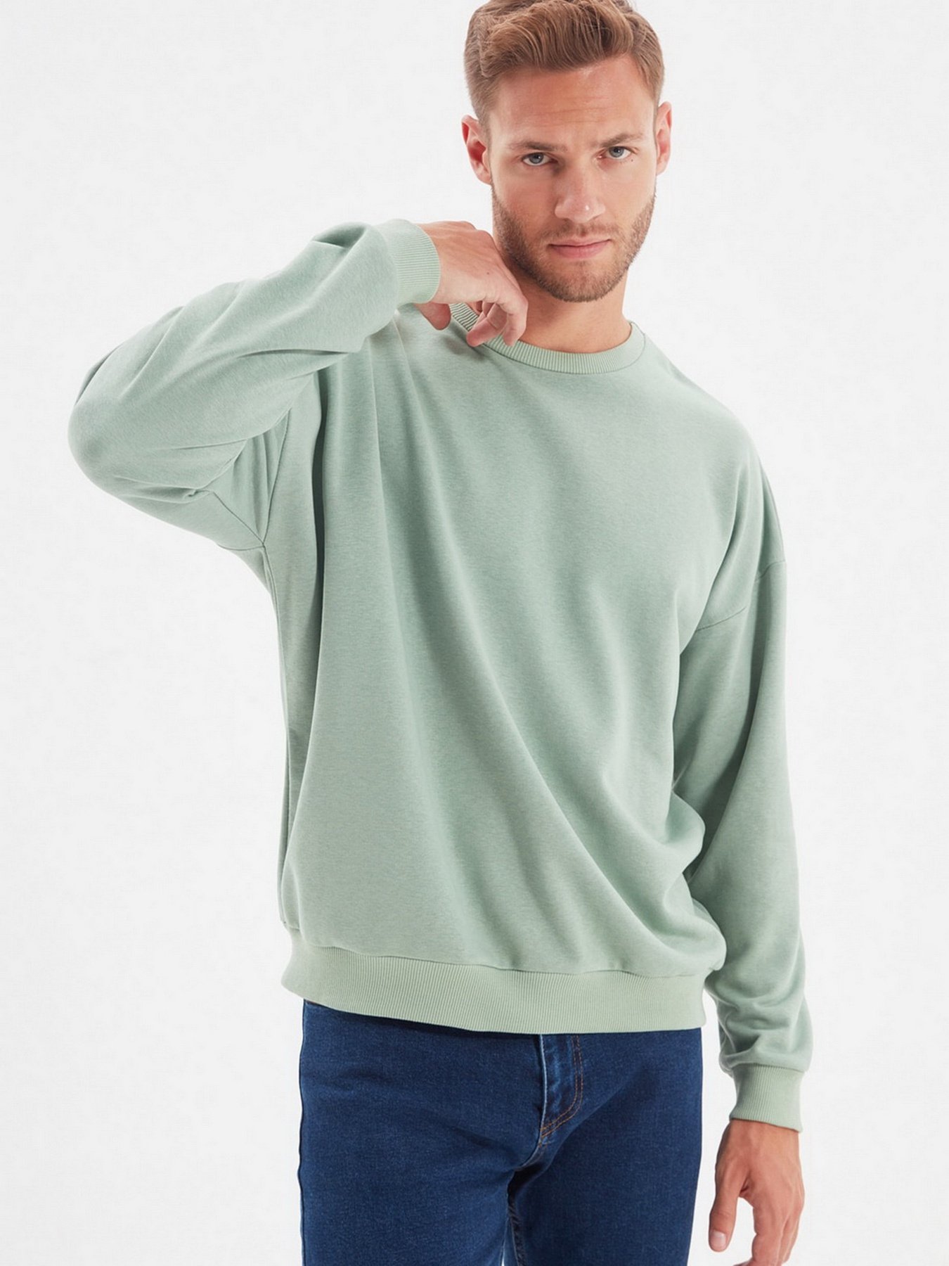 Світшот Trendyol модель TMNAW22SW0612/Mint Фото