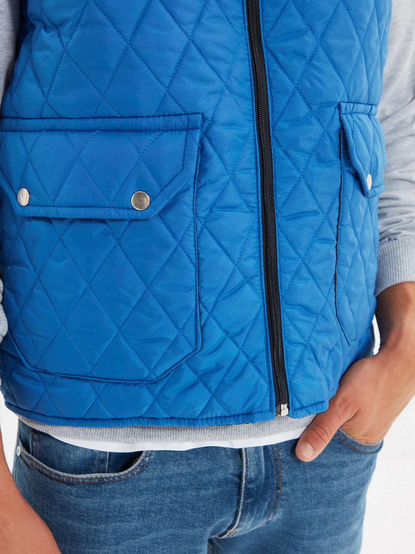 Жилет с утеплителем Trendyol модель TMNAW22YE0038/Petrol Фото