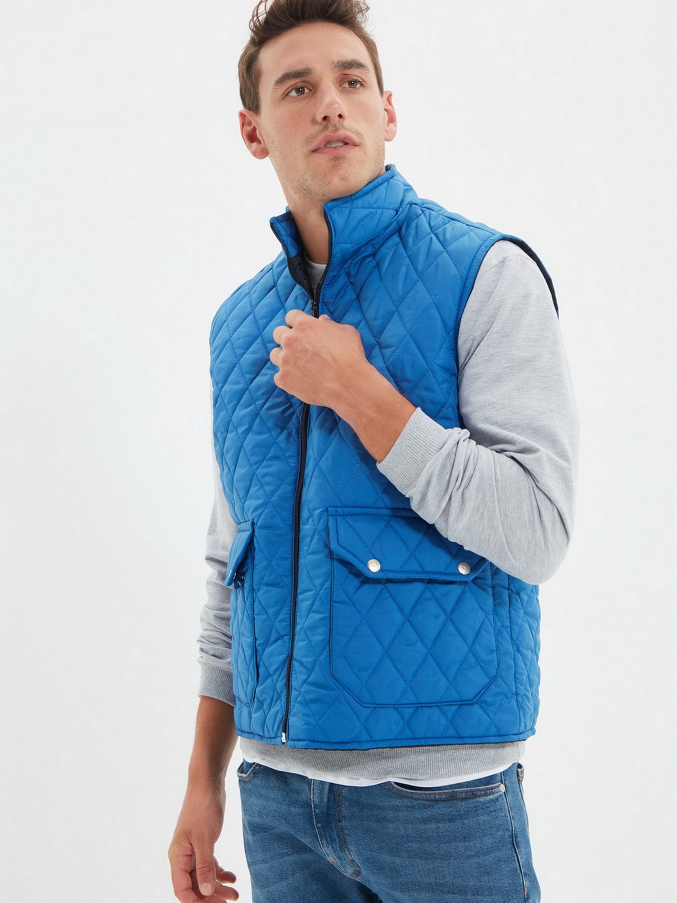 Утепленный жилет Trendyol модель TMNAW22YE0038/Petrol Фото