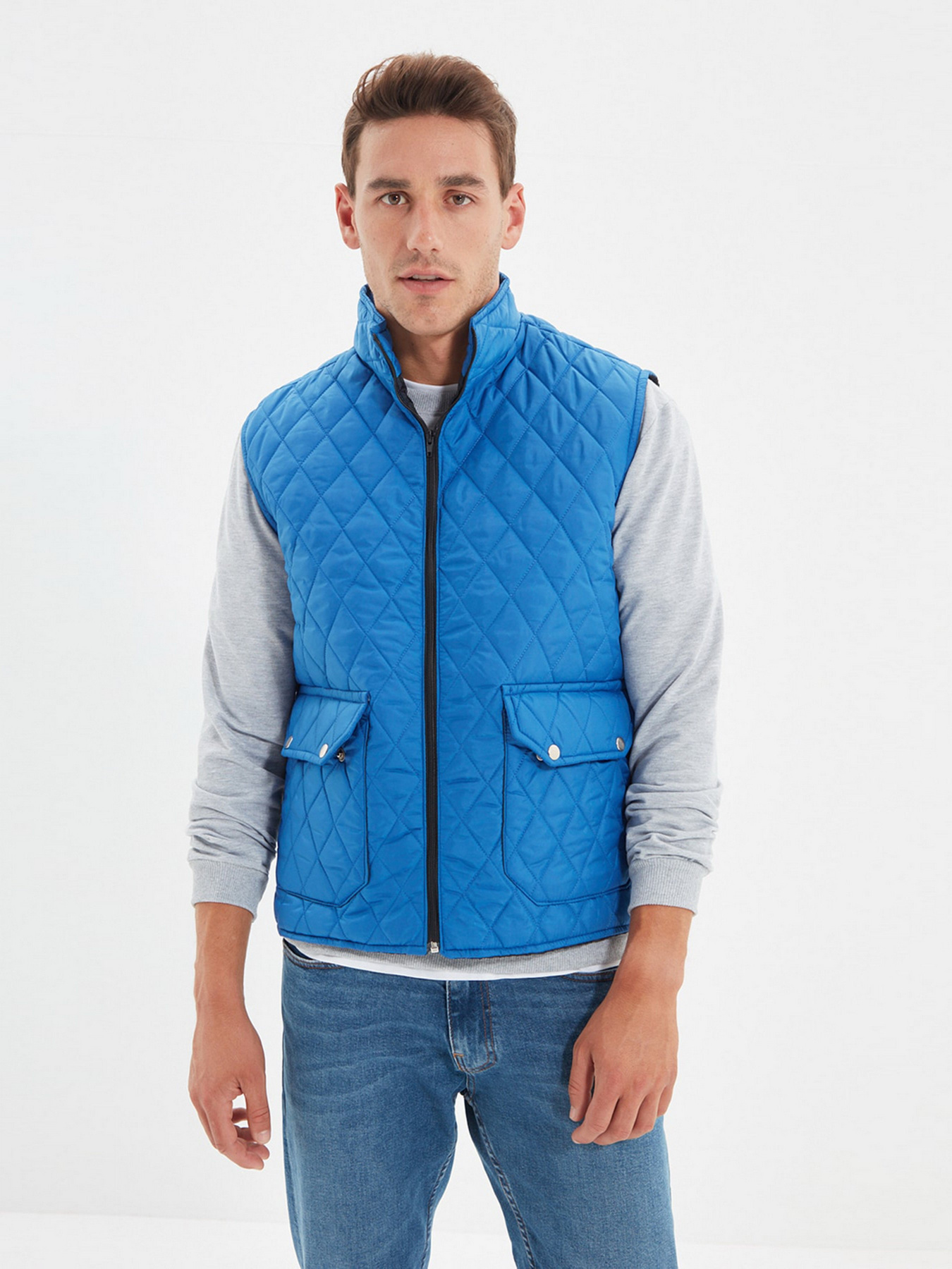 Утепленный жилет Trendyol модель TMNAW22YE0038/Petrol Фото