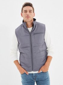Утепленный жилет Trendyol модель TMNAW22YE0039/Gri Фото
