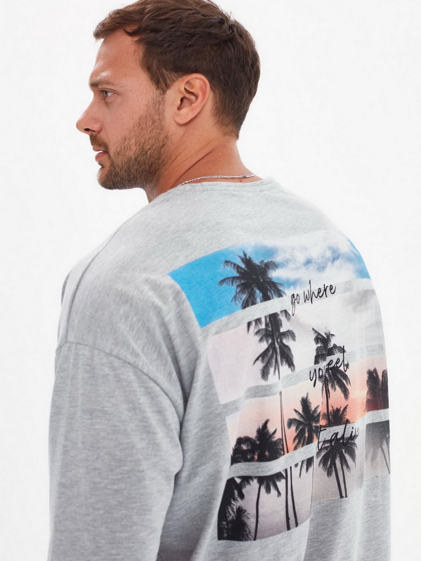 Футболки и поло Trendyol модель TMNSS21TS1803/Gri Футболки и поло Trendyol модель TMNSS21TS1803/Gri Фото