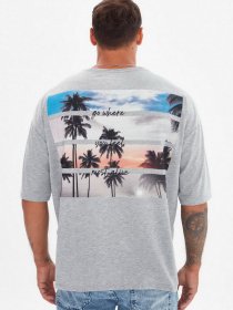 Футболки и поло Trendyol модель TMNSS21TS1803/Gri Футболки и поло Trendyol модель TMNSS21TS1803/Gri Фото