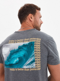 Футболки и поло Trendyol модель TMNSS21TS1804/Antrasit Футболки и поло Trendyol модель TMNSS21TS1804/Antrasit Фото