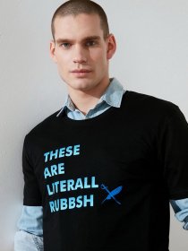 Футболка Trendyol модель TMNSS21TS2230/Siyah Фото