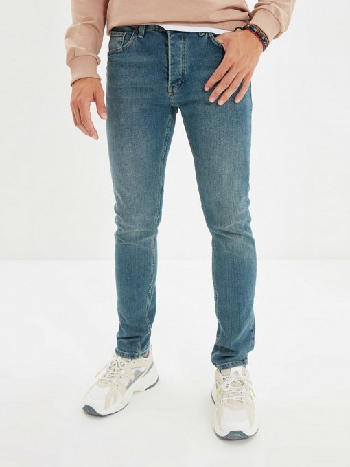 Скіні джинси Trendyol Skinny модель TMNAW22JE0311/Indigo Фото