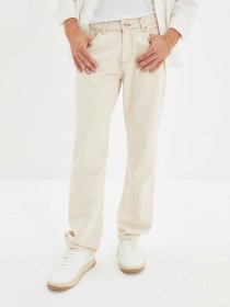 Широкие джинсы Trendyol модель TMNAW22JE0189/Ekru Фото