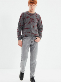 Прямые джинсы Trendyol модель TMNAW22JE0208/Gri Фото