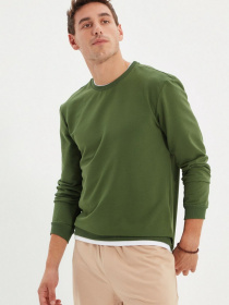 Свитшот Trendyol модель TMNAW22SW0658/Haki Фото