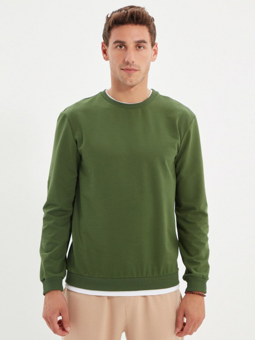 Свитшот Trendyol модель TMNAW22SW0658/Haki Фото