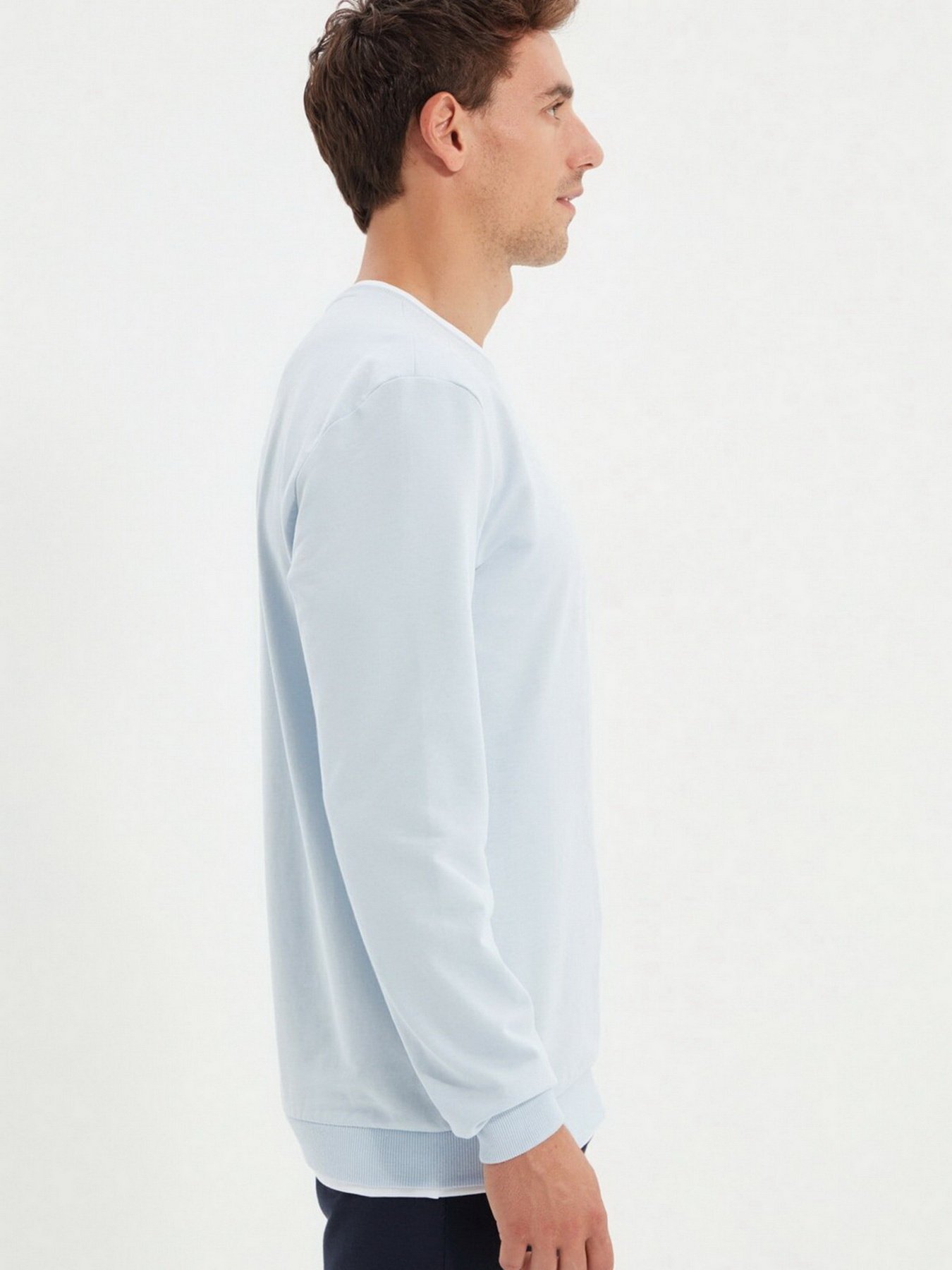 Свитшот Trendyol модель TMNAW22SW0658/Mavi Фото