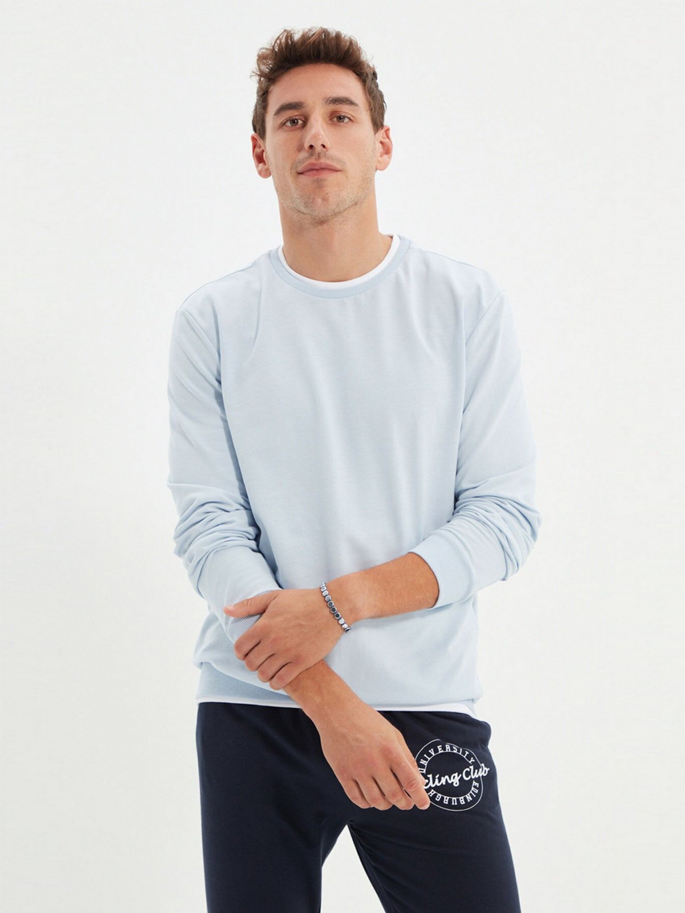 Свитшот Trendyol модель TMNAW22SW0658/Mavi Фото