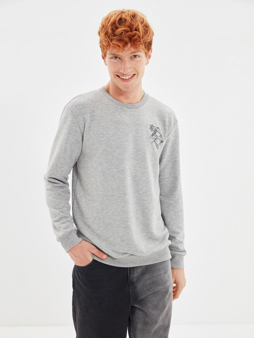 Свитшот Trendyol модель TMNAW22SW0196/Gri Фото