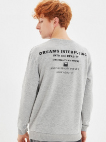 Свитшот Trendyol модель TMNAW22SW0196/Gri Фото