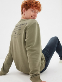 Свитшот Trendyol модель TMNAW22SW0196/Haki Фото