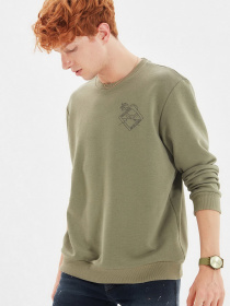 Світшот Trendyol модель TMNAW22SW0196/Haki Фото