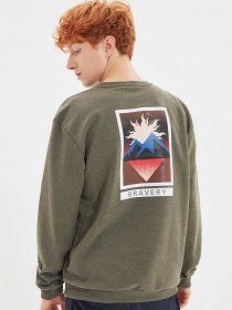 Свитшот Trendyol модель TMNAW22SW0383/Haki Фото