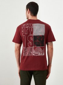 Футболки и поло Trendyol модель TMNSS20TS0656/Bordo Фото