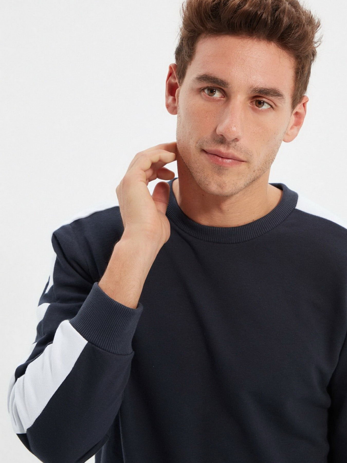 Світшот Trendyol модель TMNAW22SW1092/Lacivert Фото