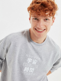 Світшот Trendyol модель TMNAW22SW0407/Gri Фото