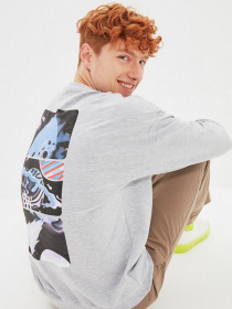 Світшот Trendyol модель TMNAW22SW0407/Gri Фото