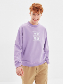 Свитшот Trendyol модель TMNAW22SW0407/Lila Фото