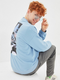 Свитшот Trendyol модель TMNAW22SW0407/Mavi Свитшот Trendyol модель TMNAW22SW0407/Mavi Фото