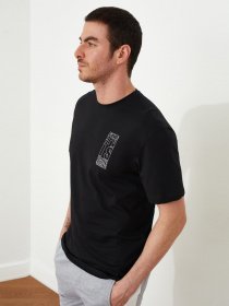 Футболки і поло Trendyol модель TMNSS20TS0656/Siyah Фото