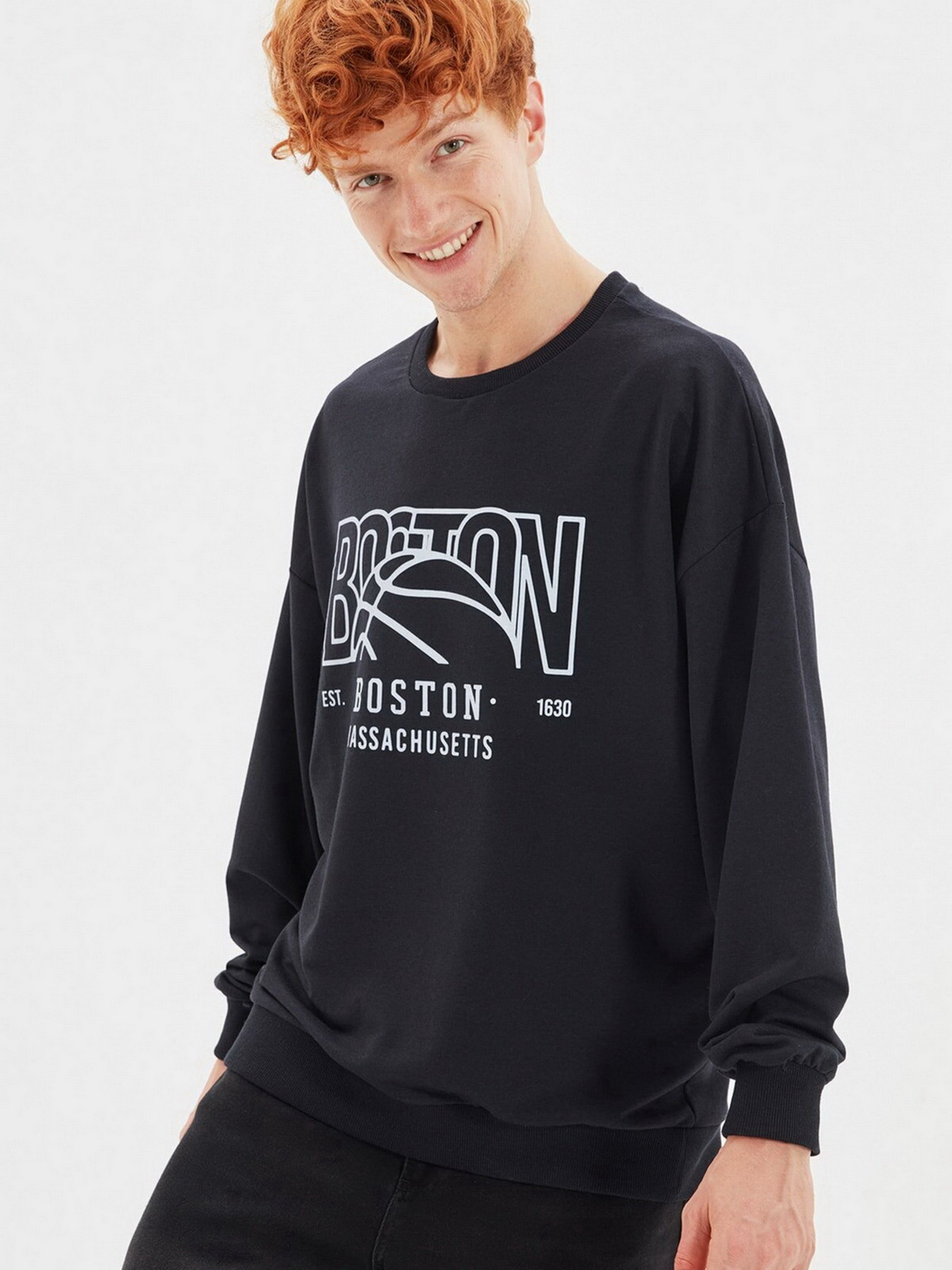 Свитшот Trendyol модель TMNAW22SW0416/Lacivert Свитшот Trendyol модель TMNAW22SW0416/Lacivert Фото