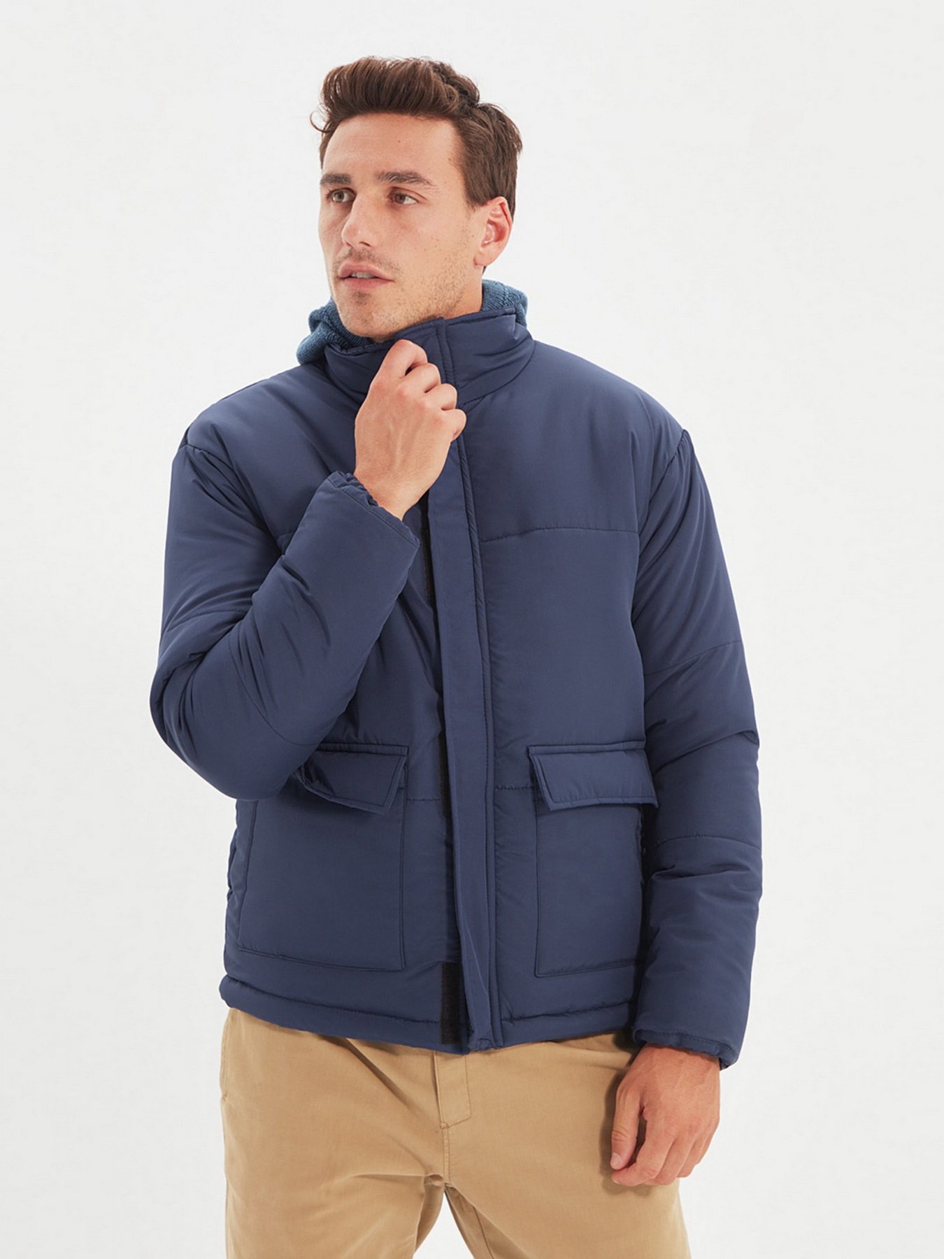 Демісезонна куртка Trendyol модель TMNAW22MO0090/Lacivert Фото