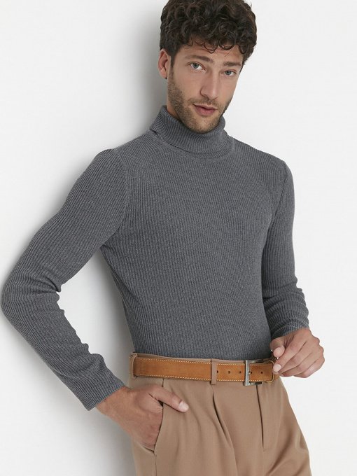 Водолазка Trendyol модель TMNAW20MG0031/Fume Фото