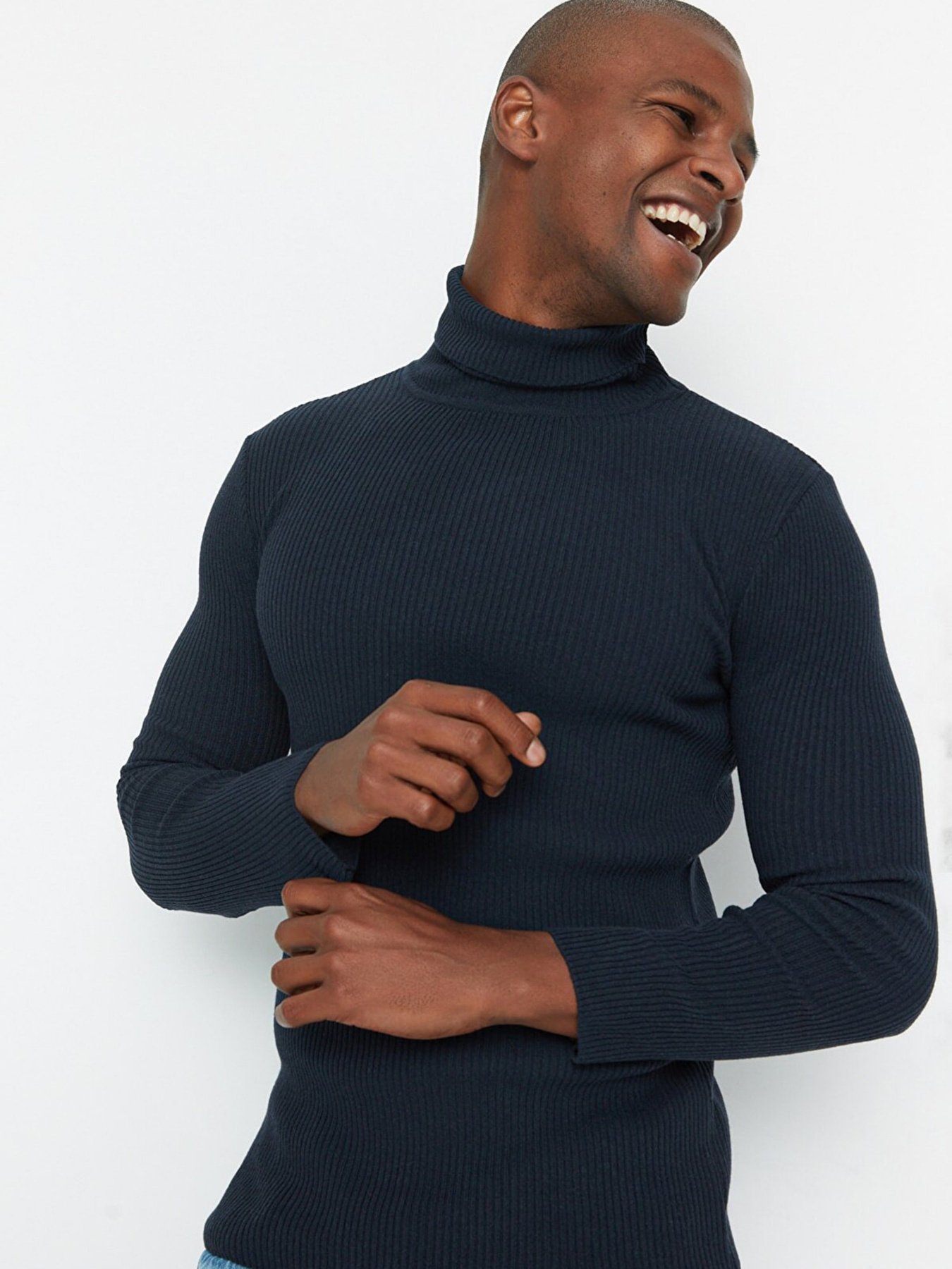 Водолазка Trendyol модель TMNAW20MG0031/Lacivert Фото