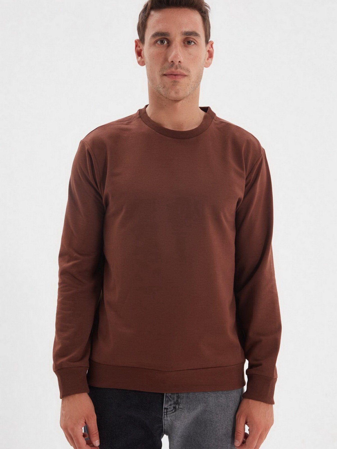 Світшот Trendyol модель TMNAW20SW0164/Kahverengi Фото