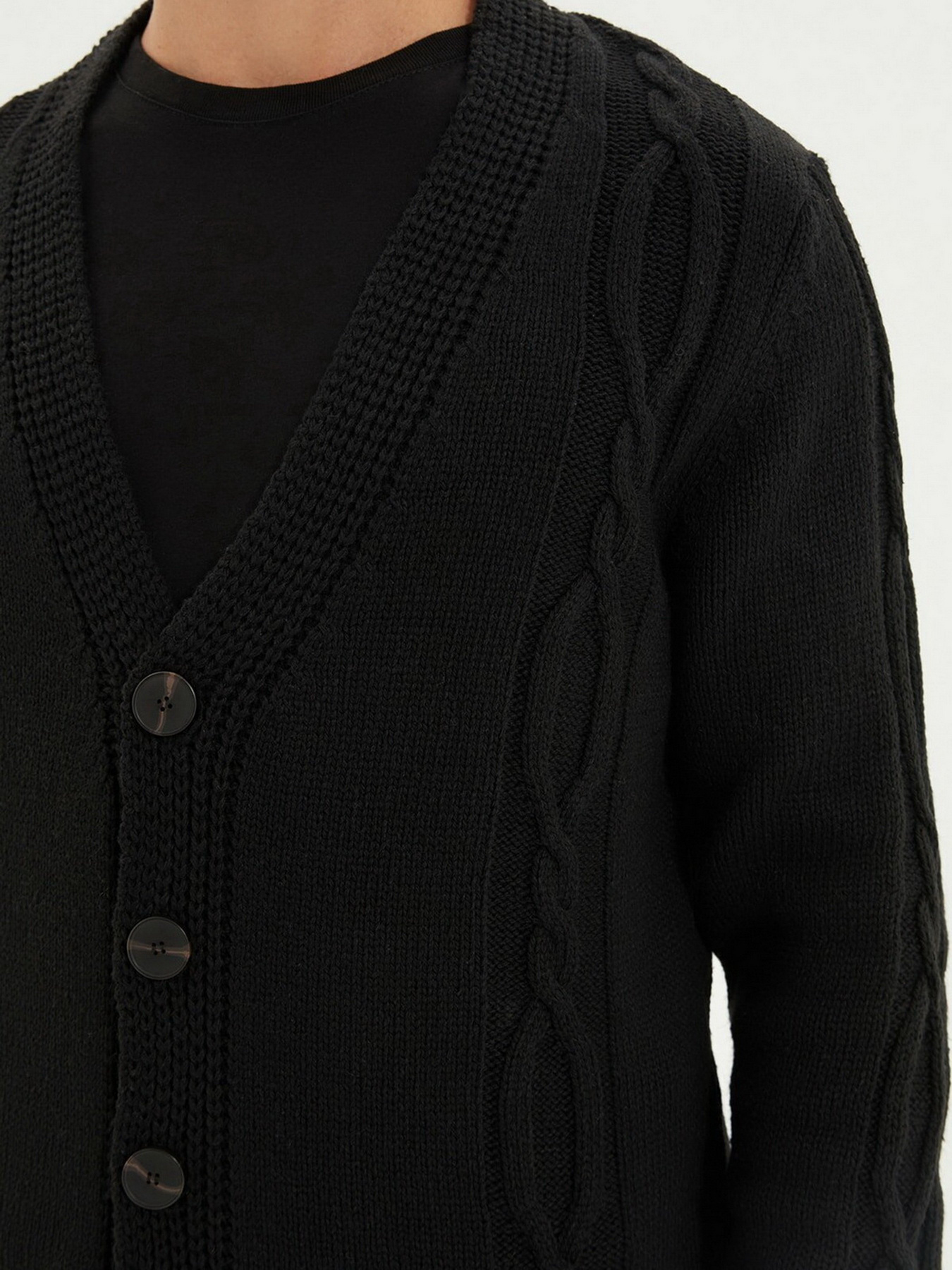 Кардиган Trendyol модель TMNAW21HI0208/Siyah Фото