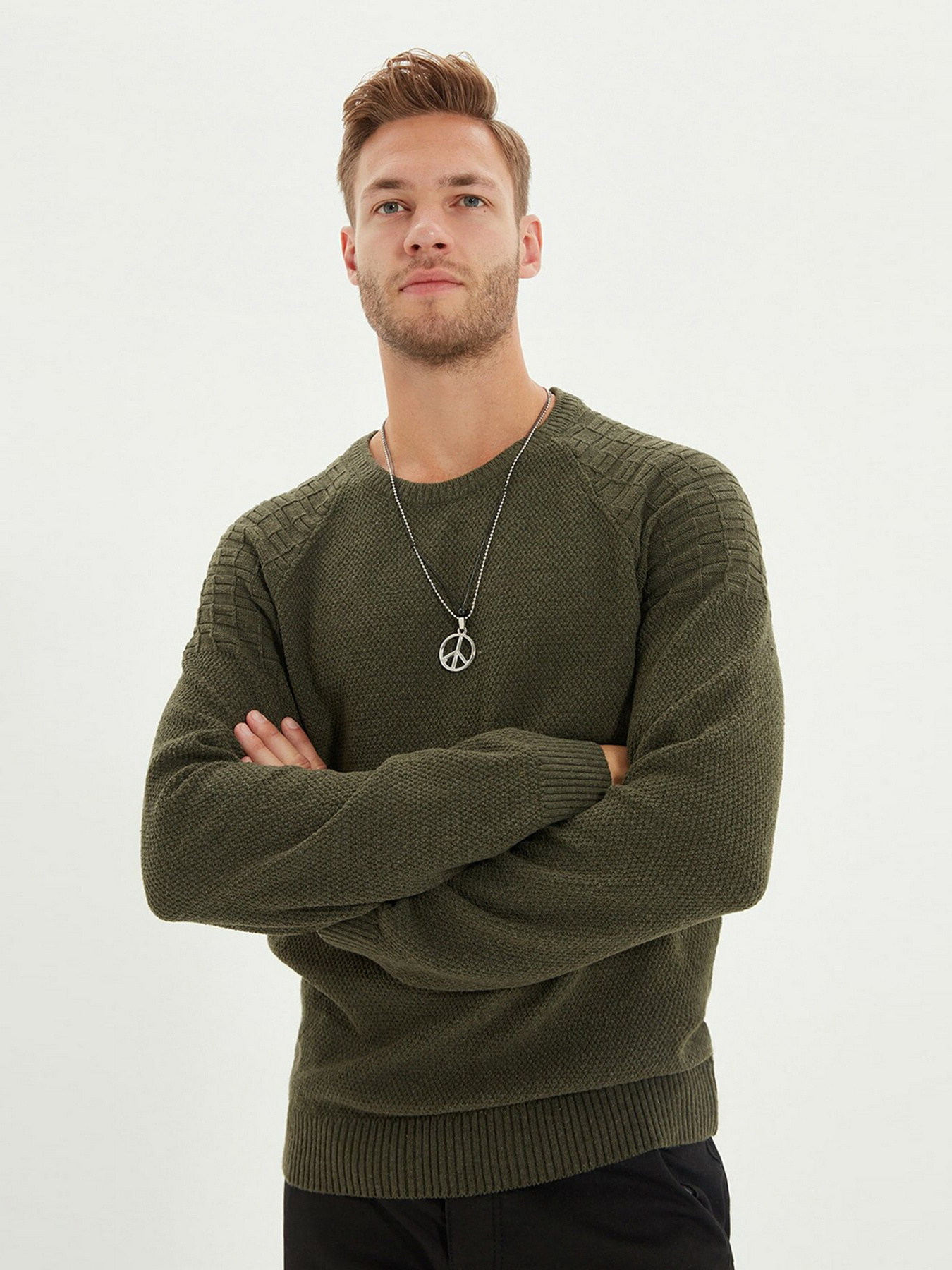 Джемпер Trendyol модель TMNAW21KZ1587/Haki Фото