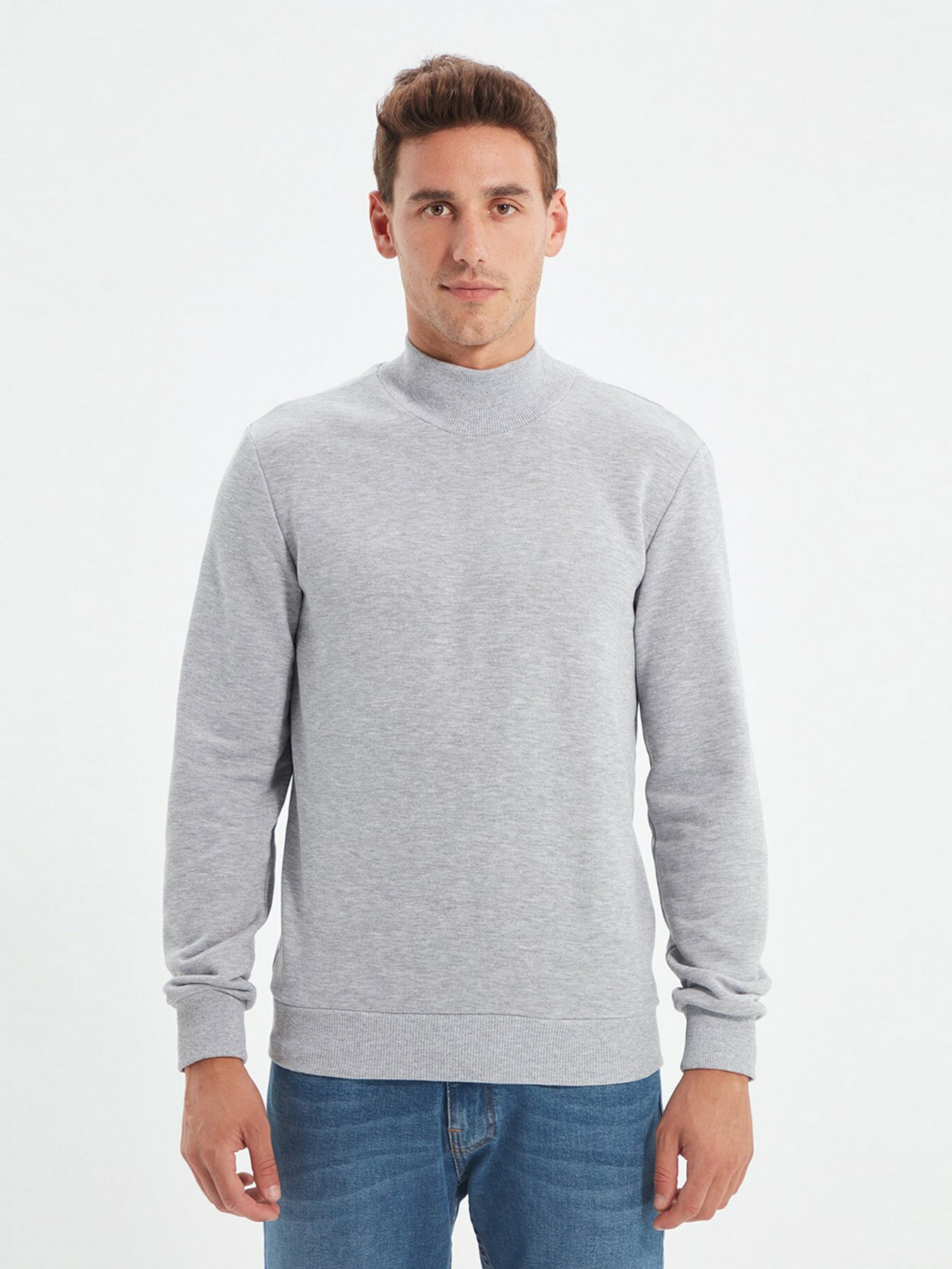 Водолазка Trendyol модель TMNAW21SW0303/Gri Фото