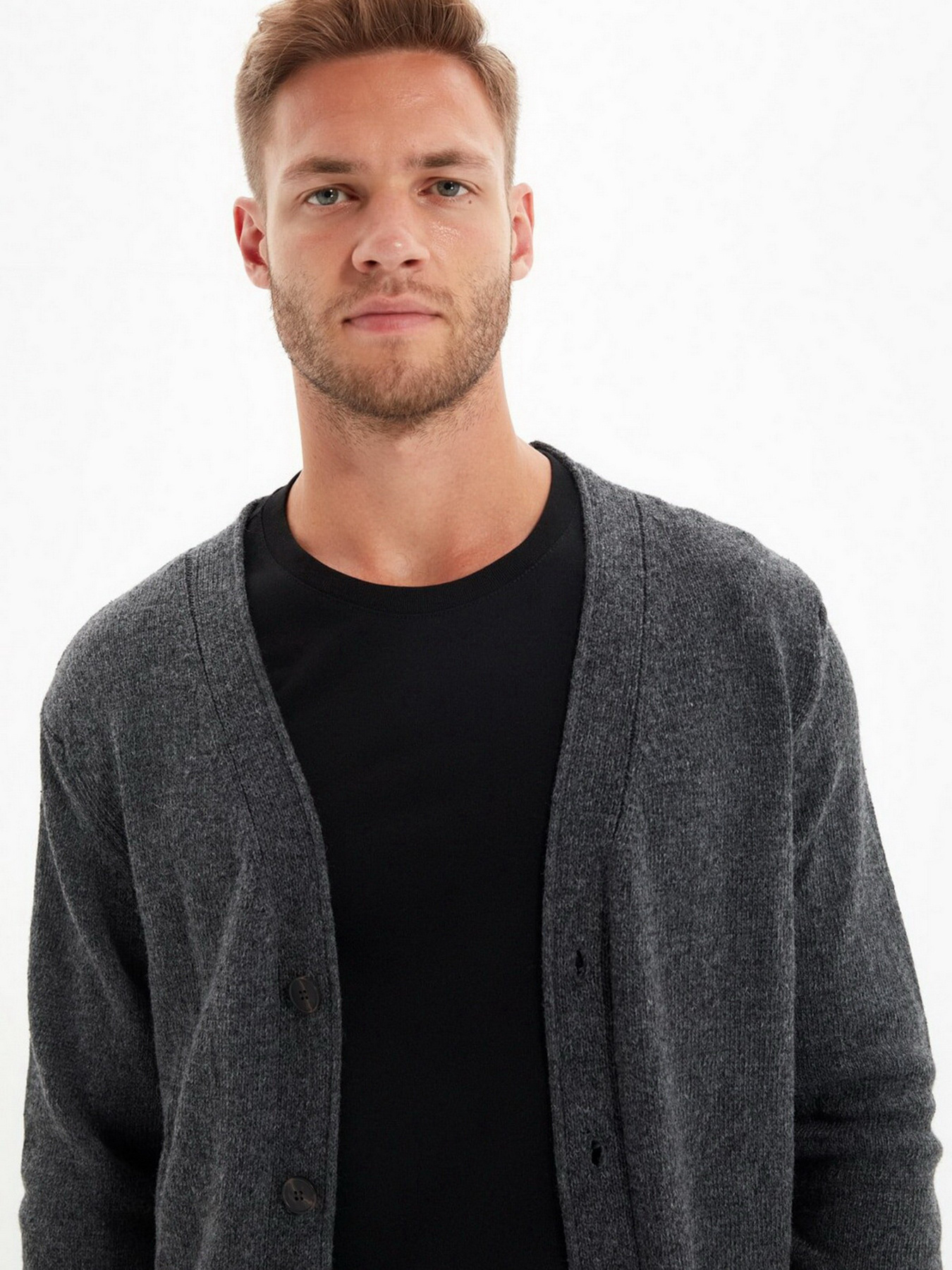 Кардиган Trendyol модель TMNAW22HI0128/Antrasit Фото