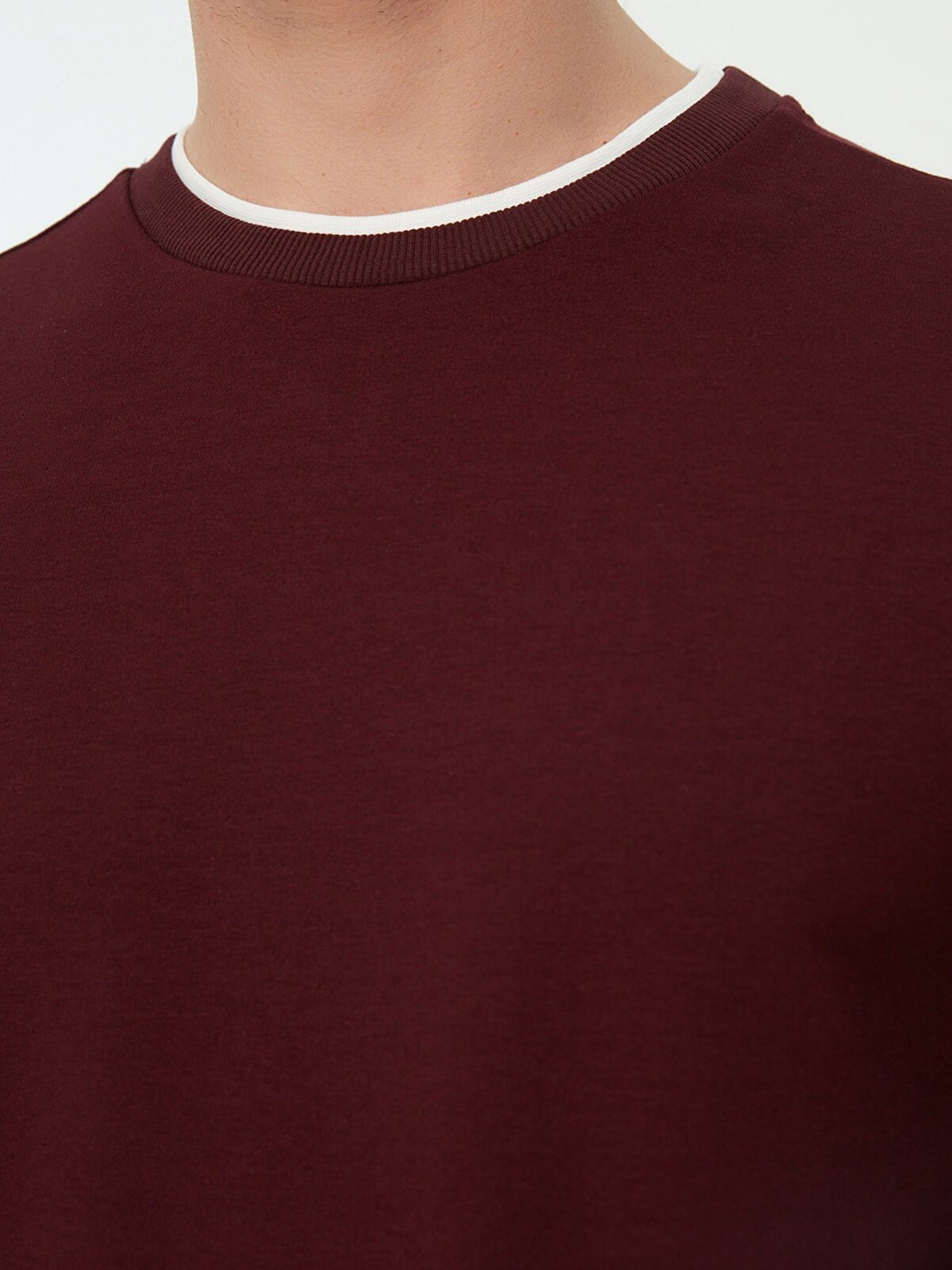 Світшот Trendyol модель TMNAW22SW0658/Bordo Світшот Trendyol модель TMNAW22SW0658/Bordo Фото