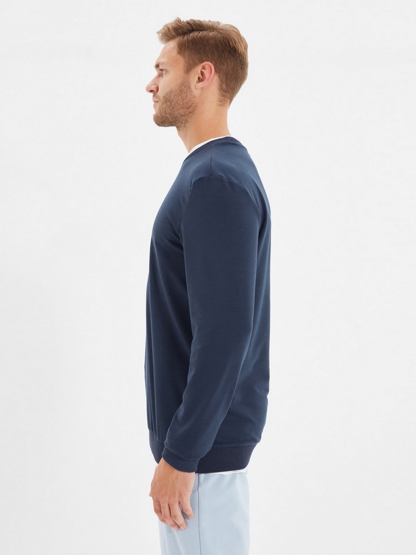 Свитшот Trendyol модель TMNAW22SW0658/Lacivert Фото