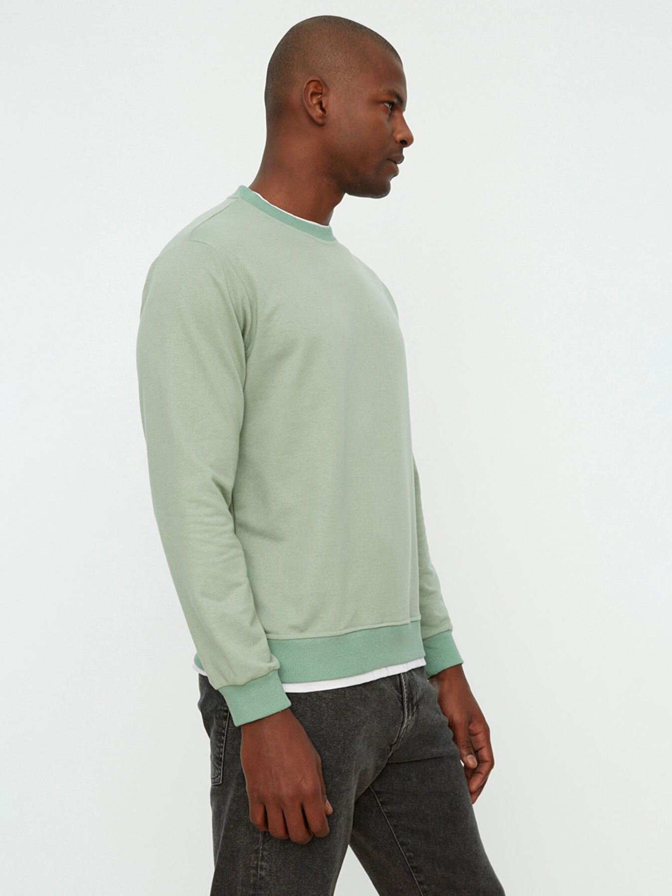 Свитшот Trendyol модель TMNAW22SW0658/Mint Фото