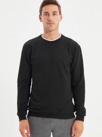 Свитшот Trendyol модель TMNAW22SW0658/Siyah Фото