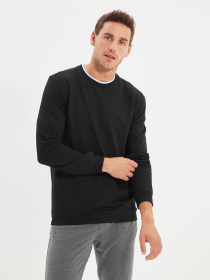 Свитшот Trendyol модель TMNAW22SW0658/Siyah Фото