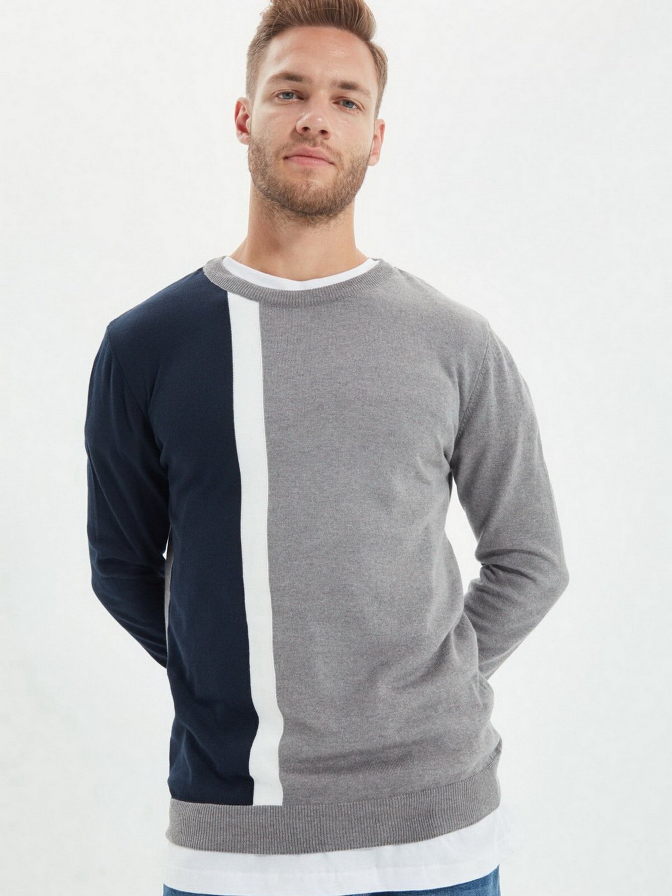 Джемпер Trendyol модель TMNAW21KZ0566/Lacivert Фото