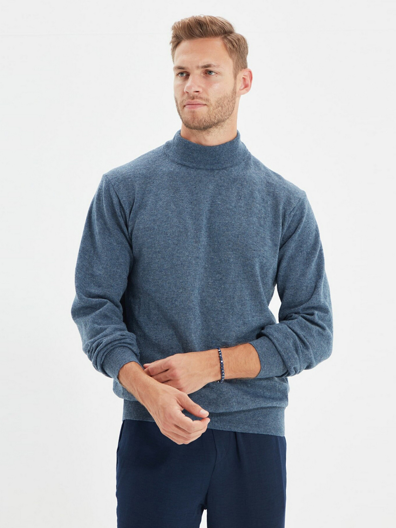 Джемпер Trendyol модель TMNAW21KZ1595/Indigo Фото