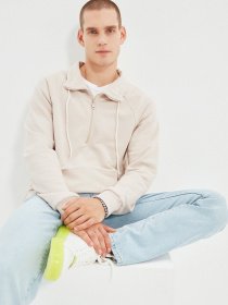 Кофта спортивная Trendyol модель TMNAW21SW0255/Bej Фото