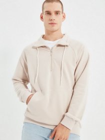 Спортивная кофта Trendyol модель TMNAW21SW0255/Bej Фото